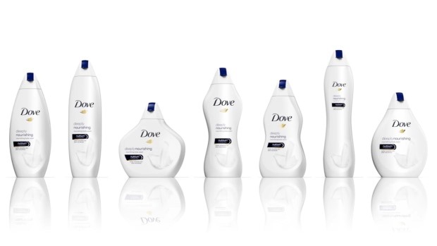 Dove bottle ad