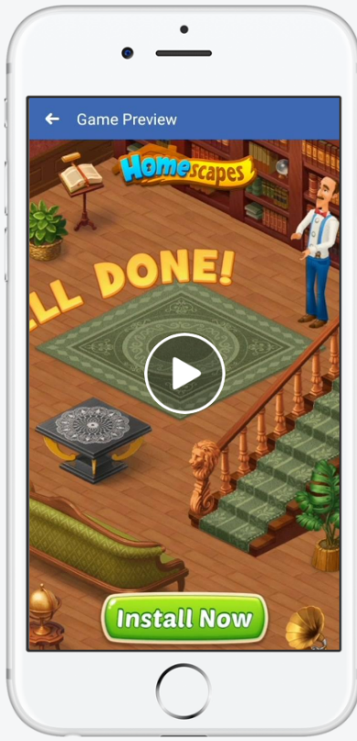Facebook Playable Ad Format