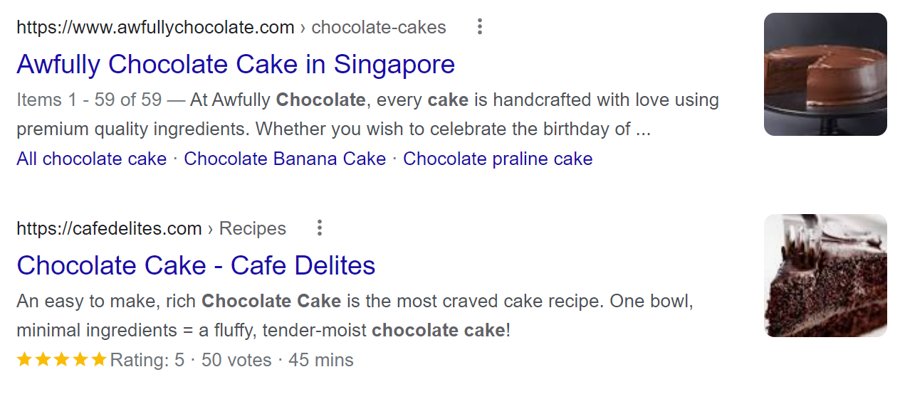 Rich snippets in SERP: SEO
